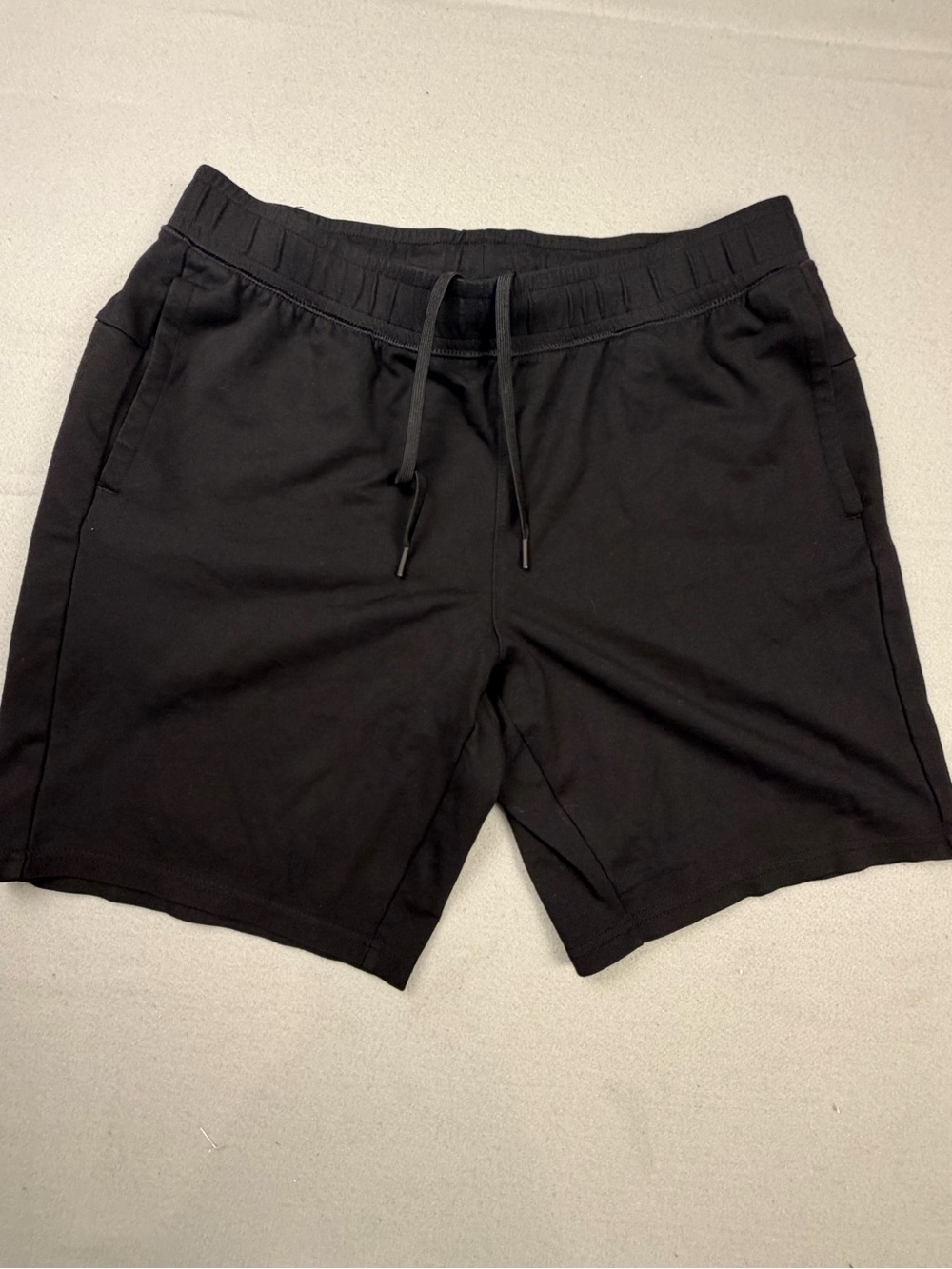 Members Mark Men's Black Performance Drawstring Athletic Shorts L